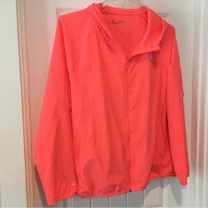 Under Armour Orange Lightweight Jacket Size 1X
